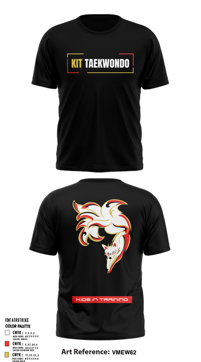 KIT Taekwondo 25012560 Short Sleeve Performance Shirt - 3