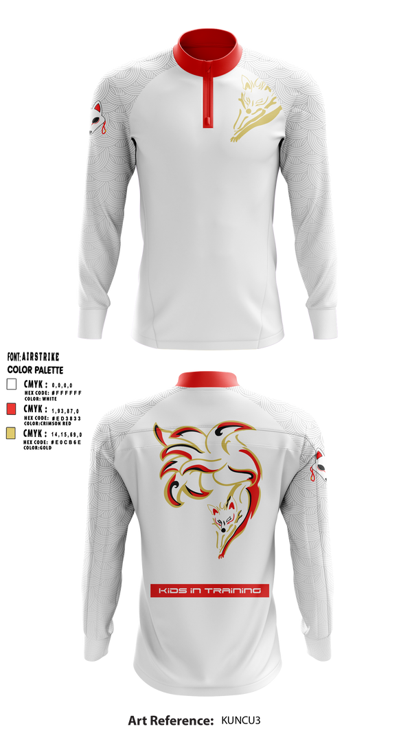 KIT Taekwondo 25012560 Quarter Zip Jacket - 4