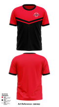 Dalton Junior High School Swimming 21806077 Short Sleeve Performance Shirt - 1