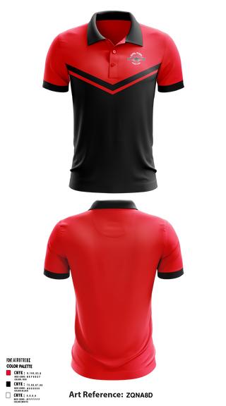 Dalton Junior High School Swimming 21806077 Short Sleeve Performance Polo - 1