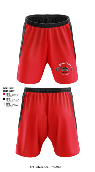 Dalton Junior High School Swimming 21806077 Athletic Shorts With Pockets - 1