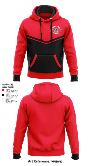 Dalton Junior High School Swimming 21806077 Hoodie - 1