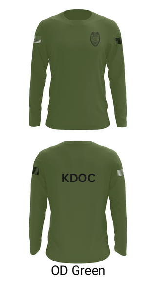 Long Sleeve Performance Shirt, KDOC, Police, Teamtime, Team time, sublimation, custom sports apparel, team uniforms, spirit wear, spiritwear, sports uniforms, custom shirts, team store, custom team store, fundraiser sports, apparel fundraiser