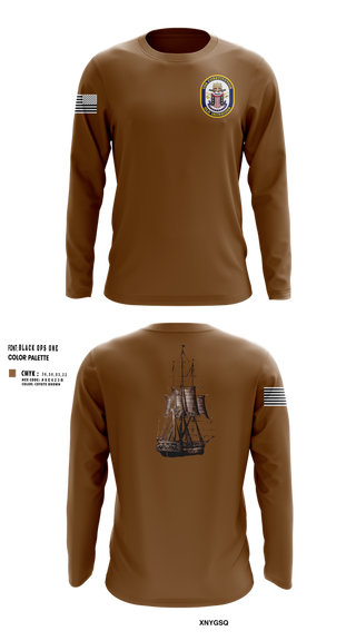 Long Sleeve Performance Shirt, USS CONSTITUTION, , Teamtime, Team time, sublimation, custom sports apparel, team uniforms, spirit wear, spiritwear, sports uniforms, custom shirts, team store, custom team store, fundraiser sports, apparel fundraiser