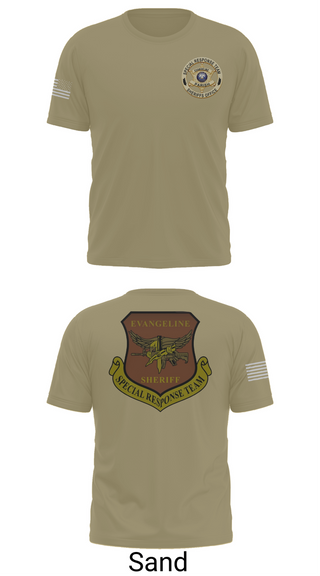 Old School Cotton Feel Shirt, Evangeline Parish Sheriffs Office S.R.T, Police, Teamtime, Team time, sublimation, custom sports apparel, team uniforms, spirit wear, spiritwear, sports uniforms, custom shirts, team store, custom team store, fundraiser sports, apparel fundraiser