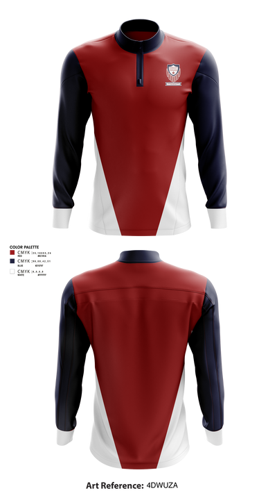 Connecticut Basketball Conference 49406081 Quarter Zip Jacket - 5