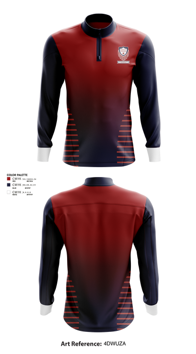 Connecticut Basketball Conference 49406081 Quarter Zip Jacket - 7