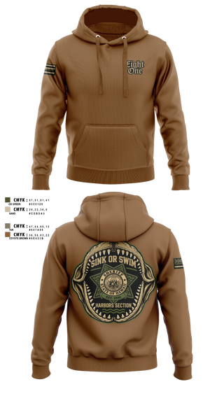 Hoodie, State of Hawaii DLE Harbors, Police, Teamtime, Team time, sublimation, custom sports apparel, team uniforms, spirit wear, spiritwear, sports uniforms, custom shirts, team store, custom team store, fundraiser sports, apparel fundraiser