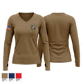 NBHC Bahrain 17554347 Women's Long Sleeve V-neck Shirt - 1
