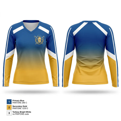 Trojans Women's Long Sleeve V-neck Shirt - 1
