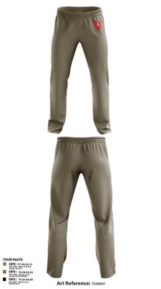 Sweatpants, D Co 1-133 IN, , Teamtime, Team time, sublimation, custom sports apparel, team uniforms, spirit wear, spiritwear, sports uniforms, custom shirts, team store, custom team store, fundraiser sports, apparel fundraiser