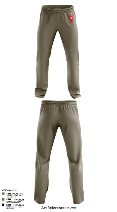 D Co 1-133 IN 71672506 Sweatpants - 24