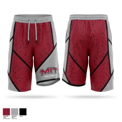 Massachusetts Institute of Technology Soccer Athletic Shorts With Pockets - 1