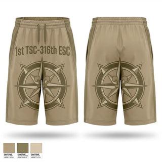 Athletic Shorts With Pockets, 1st TSC/316th ESC, Army, Teamtime, Team time, sublimation, custom sports apparel, team uniforms, spirit wear, spiritwear, sports uniforms, custom shirts, team store, custom team store, fundraiser sports, apparel fundraiser