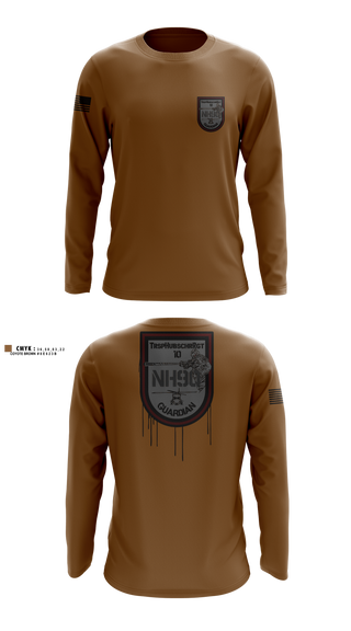 TrspHubschrRgt 10 Long Sleeve Performance Shirt - 1