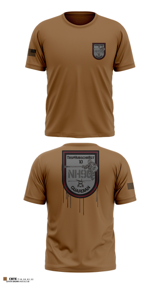 TrspHubschrRgt 10 Short Sleeve Performance Shirt - 1