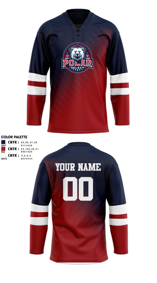 Polar Select 6620869 Hockey Jersey - 1