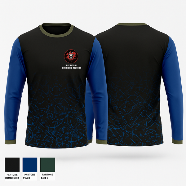 Day Patrol Division A-Platoon Long Sleeve Performance Shirt - 1
