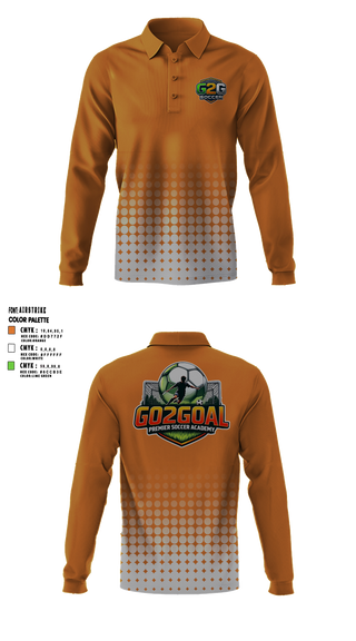 Go2Goal 64891123 Long Sleeve Performance Polo - 3