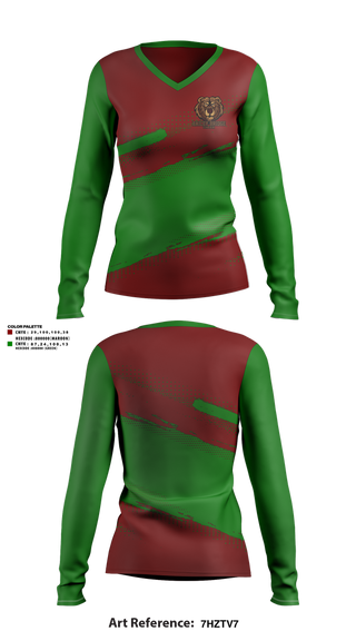 Womens Long Sleeve Vneck Shirt, Bailey Bridge Middle School Cheer, Cheer, Teamtime, Team time, sublimation, custom sports apparel, team uniforms, spirit wear, spiritwear, sports uniforms, custom shirts, team store, custom team store, fundraiser sports, apparel fundraiser