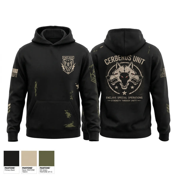 Hoodie, Cerberus unit, E-Sports, Teamtime, Team time, sublimation, custom sports apparel, team uniforms, spirit wear, spiritwear, sports uniforms, custom shirts, team store, custom team store, fundraiser sports, apparel fundraiser