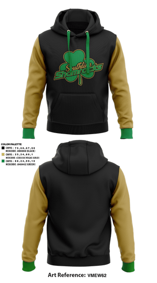 Hoodie, 11U Southline Shamrocks, Baseball, Teamtime, Team time, sublimation, custom sports apparel, team uniforms, spirit wear, spiritwear, sports uniforms, custom shirts, team store, custom team store, fundraiser sports, apparel fundraiser