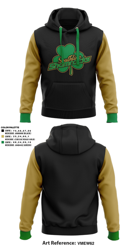 Hoodie, 11U Southline Shamrocks, Baseball, Teamtime, Team time, sublimation, custom sports apparel, team uniforms, spirit wear, spiritwear, sports uniforms, custom shirts, team store, custom team store, fundraiser sports, apparel fundraiser