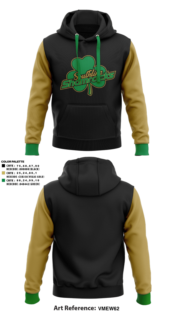 Hoodie, 11U Southline Shamrocks, Baseball, Teamtime, Team time, sublimation, custom sports apparel, team uniforms, spirit wear, spiritwear, sports uniforms, custom shirts, team store, custom team store, fundraiser sports, apparel fundraiser