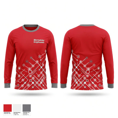 Marmaduke Greyhounds Long Sleeve Performance Shirt - 2