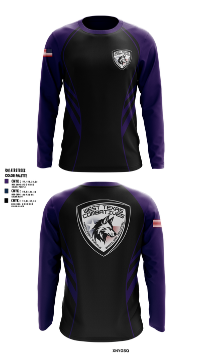 West Texas Combatives 59550585 Long Sleeve Rash Guard Shirt - 5