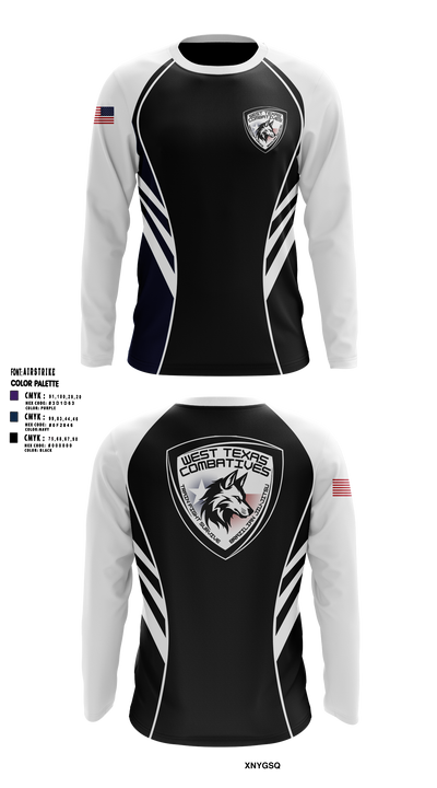 West Texas Combatives 59550585 Long Sleeve Rash Guard Shirt - 6