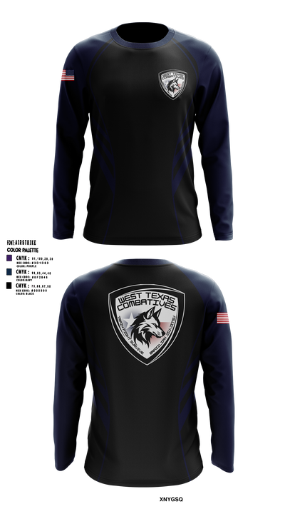 West Texas Combatives 59550585 Long Sleeve Rash Guard Shirt - 7