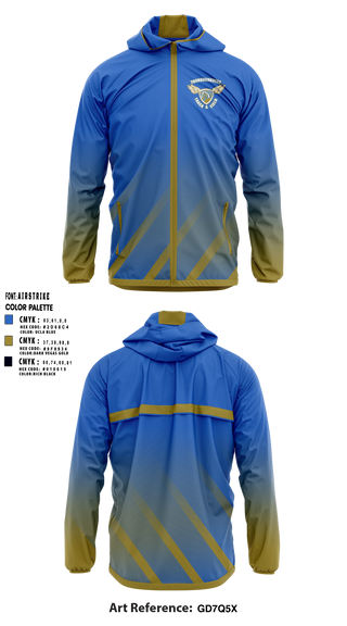 Thoroughbreds Track Club 31257976 Windbreaker - 2