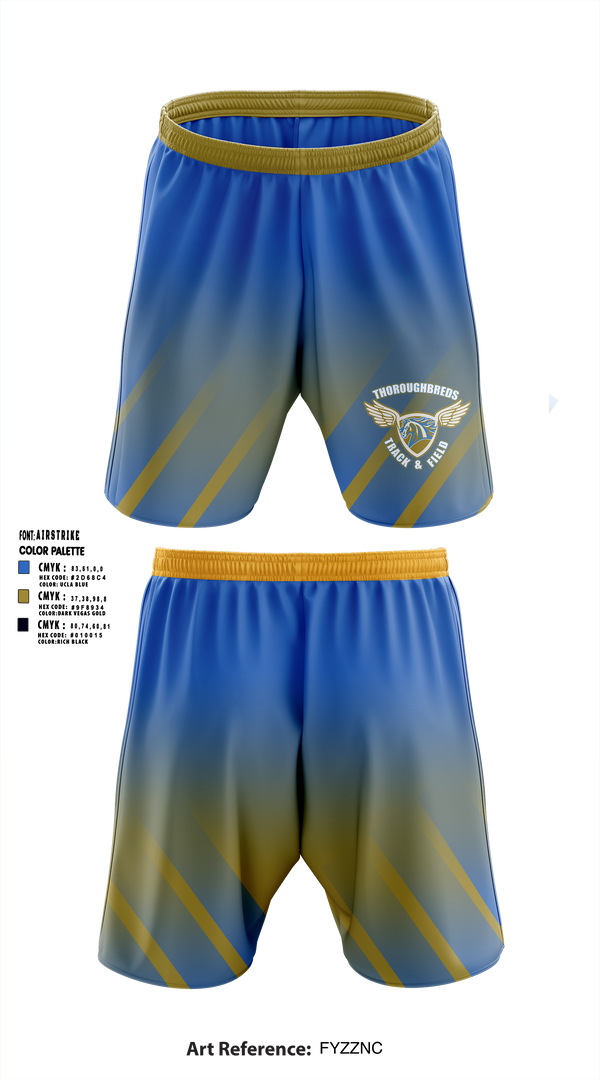 Thoroughbreds Track Club 31257976 Athletic Shorts With Pockets - 2