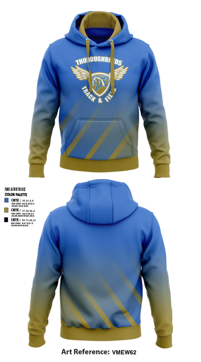 Thoroughbreds Track Club 31257976 Hoodie - 2