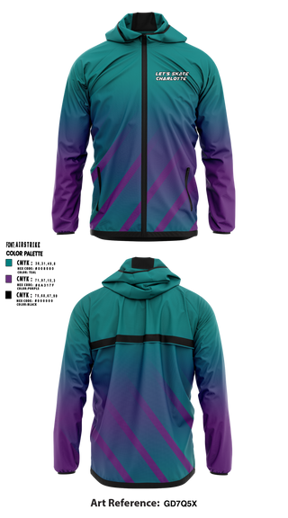 Let’s Skate Charlotte 59434980 Windbreaker - 1