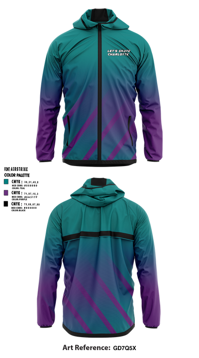 Let’s Skate Charlotte 59434980 Windbreaker - 1