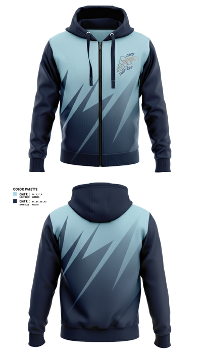 Central Mass Diving 20852807  Zip Hoodie -2