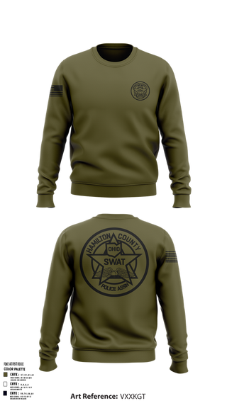 Crew Neck Sweatshirt, HCPA Swat, , Teamtime, Team time, sublimation, custom sports apparel, team uniforms, spirit wear, spiritwear, sports uniforms, custom shirts, team store, custom team store, fundraiser sports, apparel fundraiser