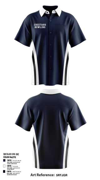 Cheetahs 63447729 Short Sleeve Bowling Jersey - 1