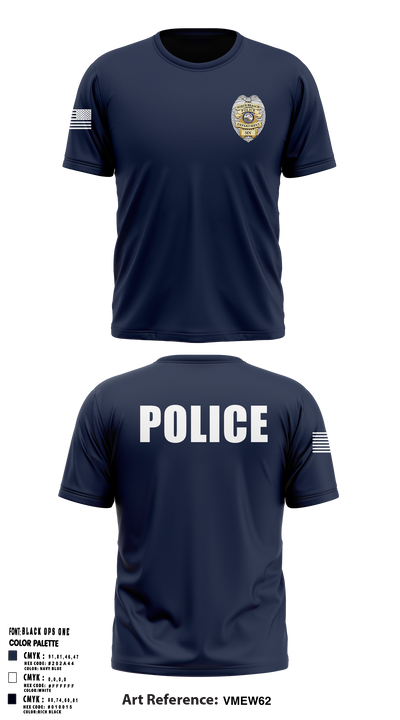 North Branch Police Dept. 88916958 Short Sleeve Performance Shirt - 2