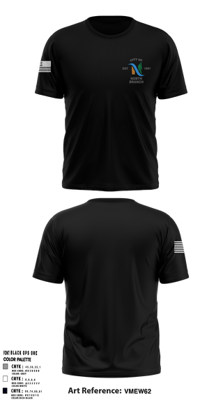 North Branch Police Dept. 88916958 Short Sleeve Performance Shirt - 6