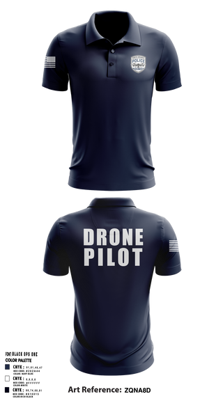 North Branch Police Dept. 88916958 Short Sleeve Performance Polo - 3