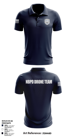 North Branch Police Dept. 88916958 Short Sleeve Performance Polo - 6
