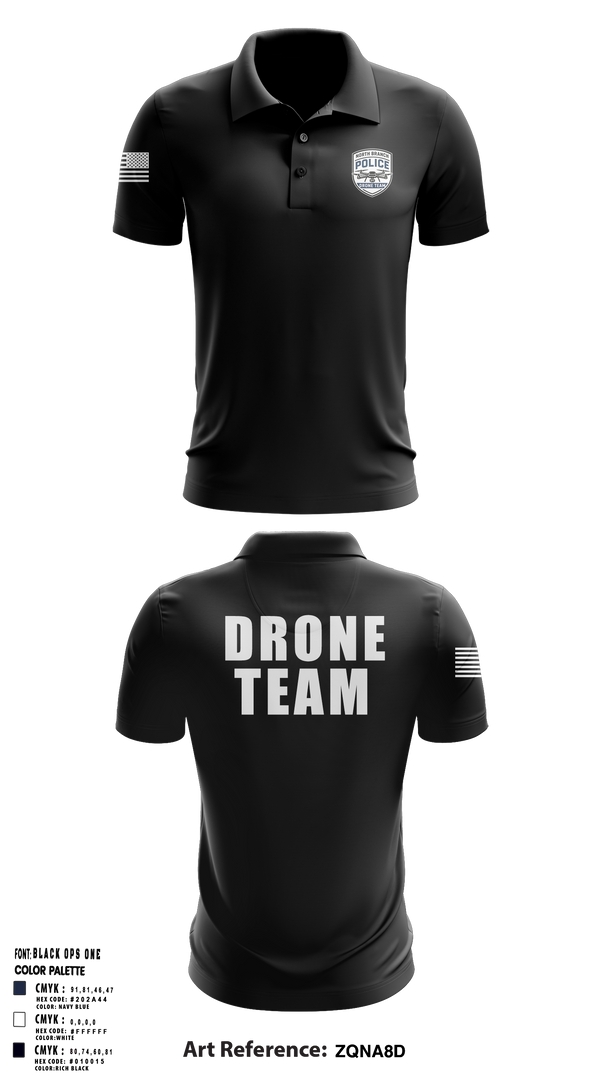 North Branch Police Dept. 88916958 Short Sleeve Performance Polo - 5