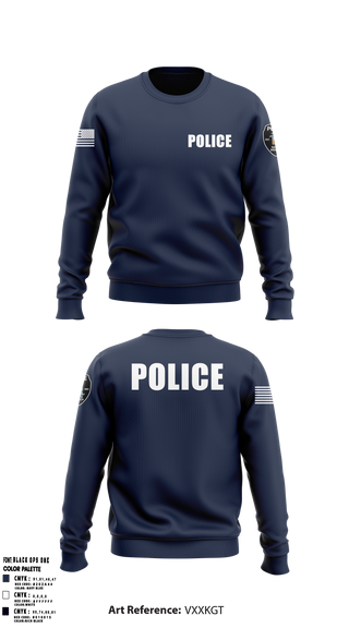 North Branch Police Dept. 88916958 Crew Neck Sweatshirt - 1