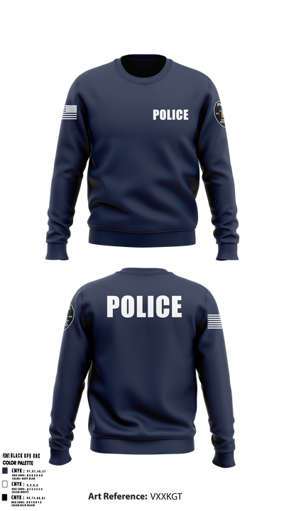 North Branch Police Dept. 88916958 Crew Neck Sweatshirt - 1