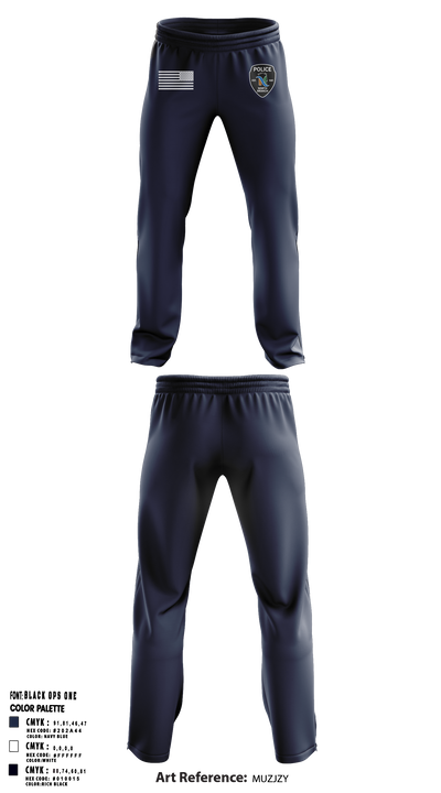 North Branch Police Dept. Sweatpants - 1