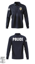 North Branch Police Dept. 88916958 Long Sleeve Performance Polo - 2
