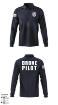 North Branch Police Dept. 88916958 Long Sleeve Performance Polo - 3